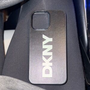 DKNY Sleek Black iPhone 15 Pro Max Case
